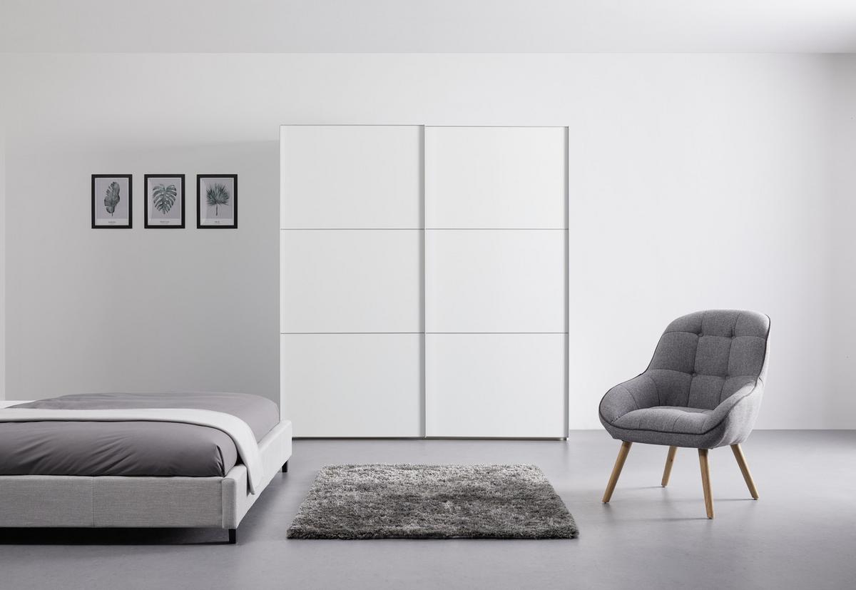 Tolóajtós Szekrény Includo 200/222 Cm - fehér, Modern (200/222/68cm) - MID.YOU