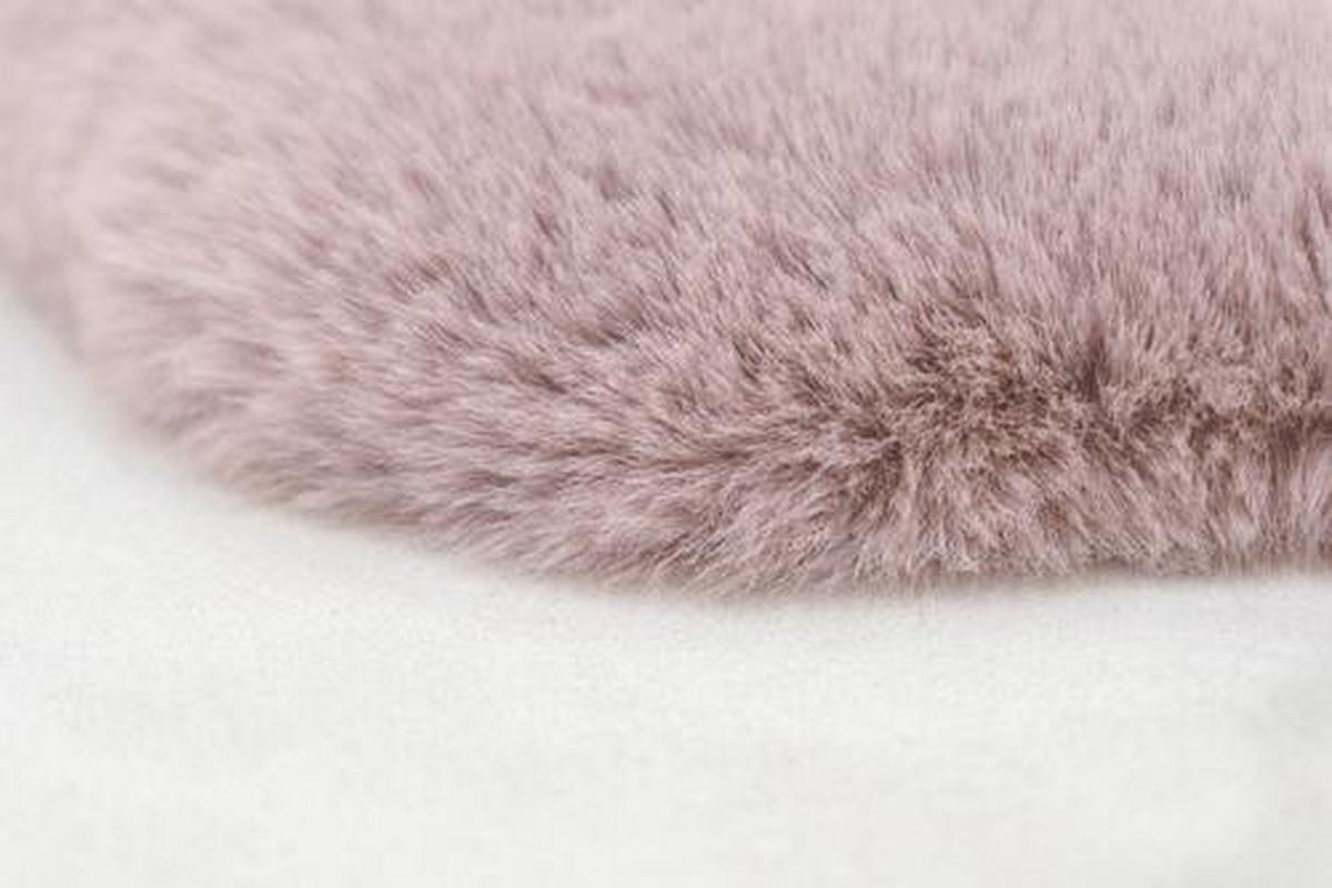 Kunstfell Rabbit Rosa 60x90 cm Textil - Rosa, Trend, Textil (60/90cm) - Kayoom