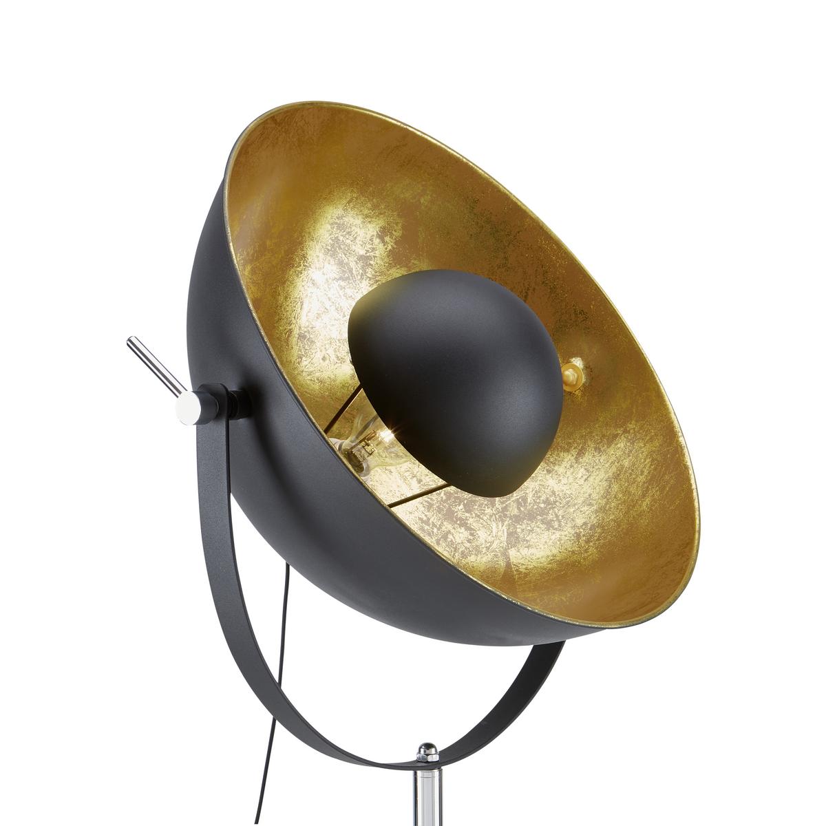Stojací lampa Jule V: 176cm, 60 Watt - černá/barvy zlata, Lifestyle, kov (50/176cm) - Mömax