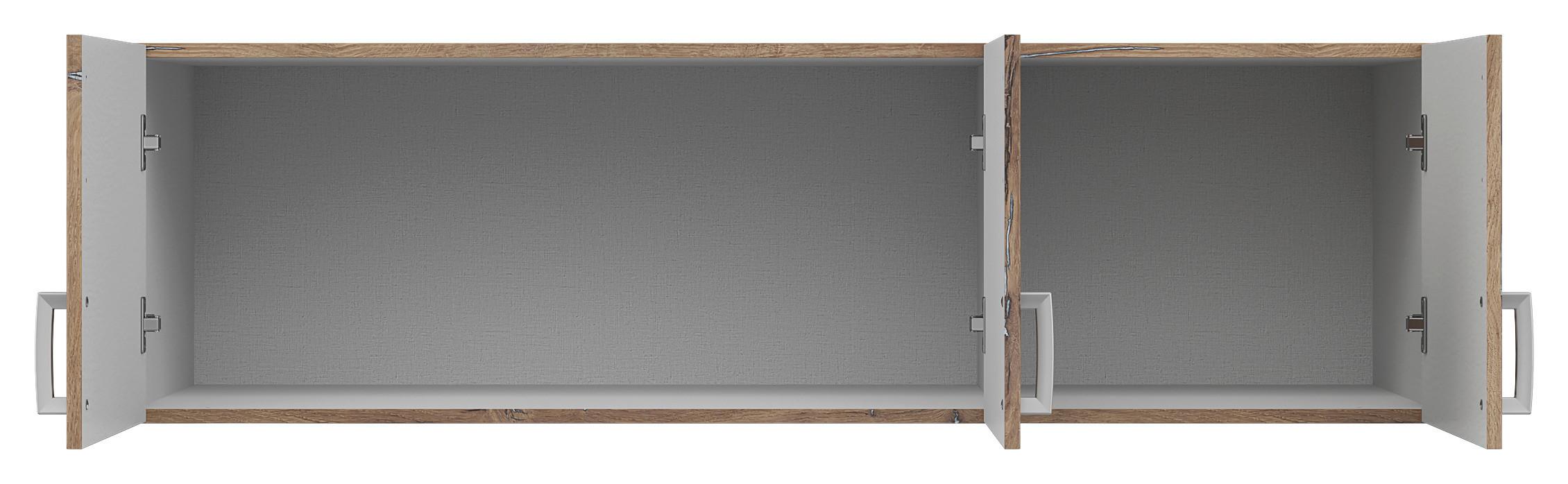 Aufsatzschrank 136 Cm Brando Flagstaff Eiche Dekor - Eichefarben, KONVENTIONELL, Holzwerkstoff (136/39/54cm)