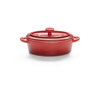 Sada zapékacích misek š/v/h: 14,7/6,7/11,6 cm - červená, Konvenční, keramika (14,7/6,7/11,6cm) - Modern Living