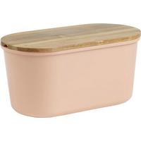 Chlebník na pečivo EW-BK-0175 - korály/barvy akácie, Basics, dřevo/plast (37/21,5/17,20cm) - Echtwerk