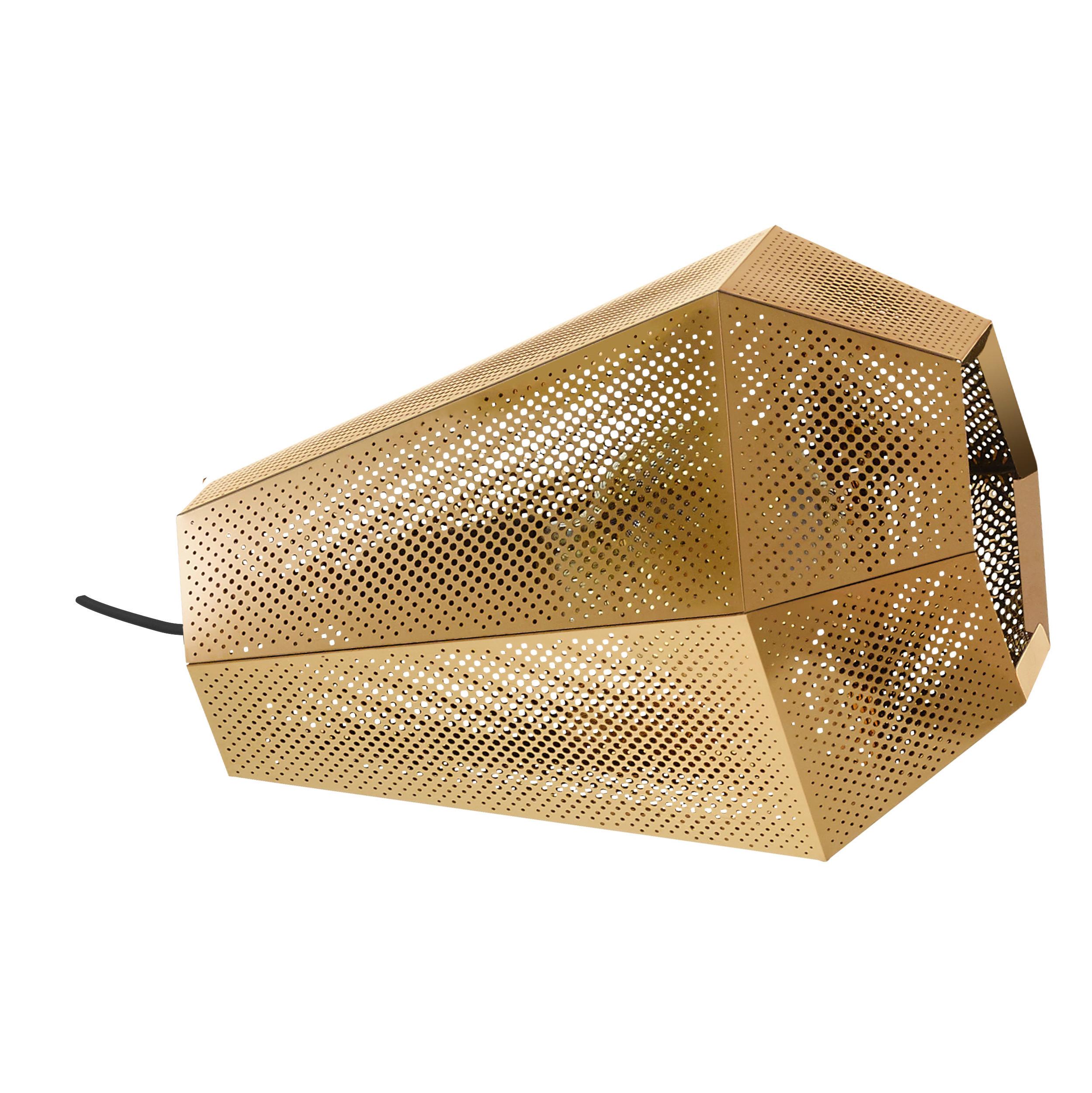 Tischlampe Chiavica Messingfarben mit Kippschalter - Messingfarben, Design, Metall (25/17,5/20,5cm) - Eglo