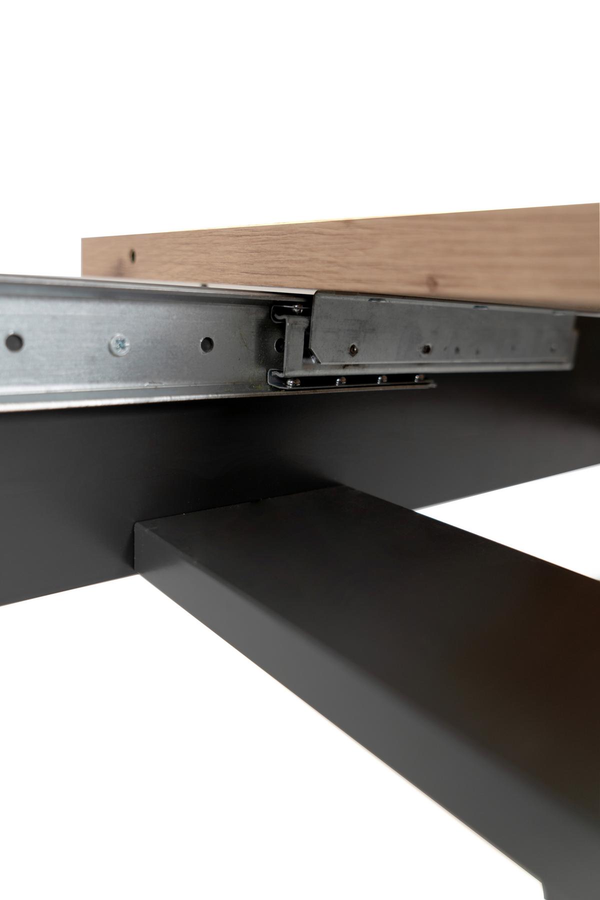 Esstisch Denver 80c - Anthrazit/Eiche Artisan, Basics, Holzwerkstoff (200/90/75cm) - MID.YOU