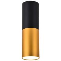 LED-DECKENLEUCHTE 2282688 TUBA - Schwarz, Design, Metall (5.8/5.8/20cm)