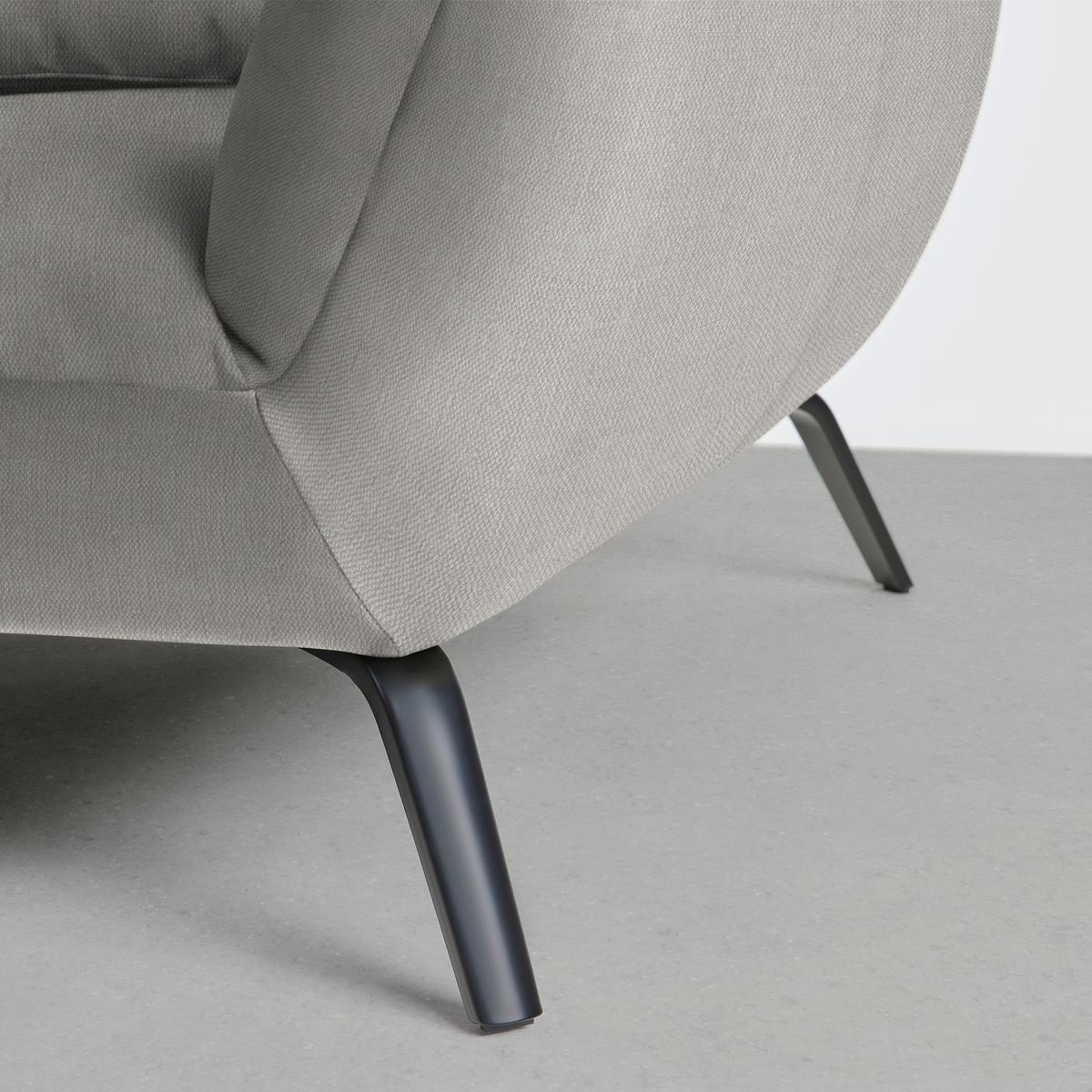 Rohová sedačka TRENDY, levá, béžová - černá/béžová, Moderní, kov/kompozitní dřevo (250/93/310cm) - Premium Living