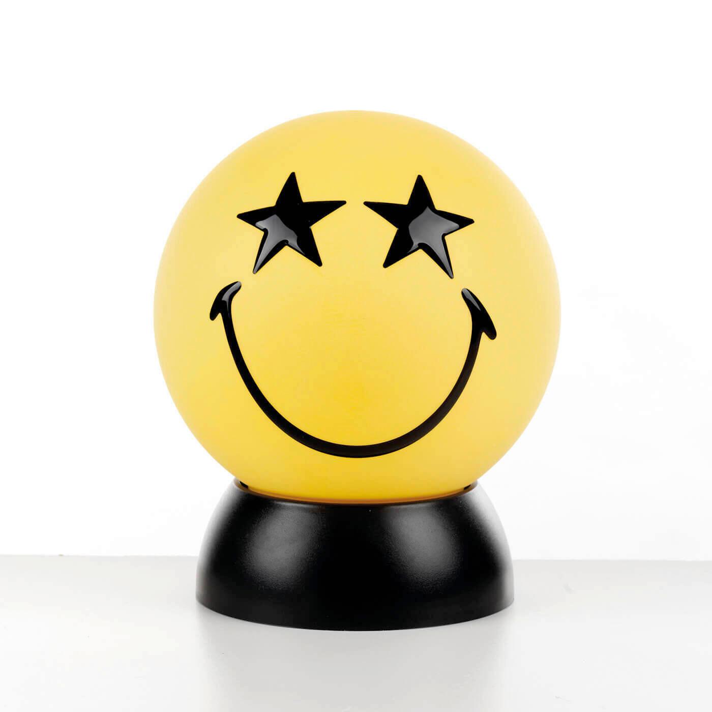 Kindertischleuchte Giallo Hellgelb L: 15 cm - Hellgelb/Schwarz, Basics, Kunststoff (15/15/20cm)