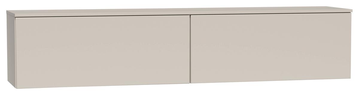 TV-Element Las Vegas Weiß B: 180 cm - Sandfarben/Weiß, MODERN, Holzwerkstoff (180/36/37cm) - Vertico