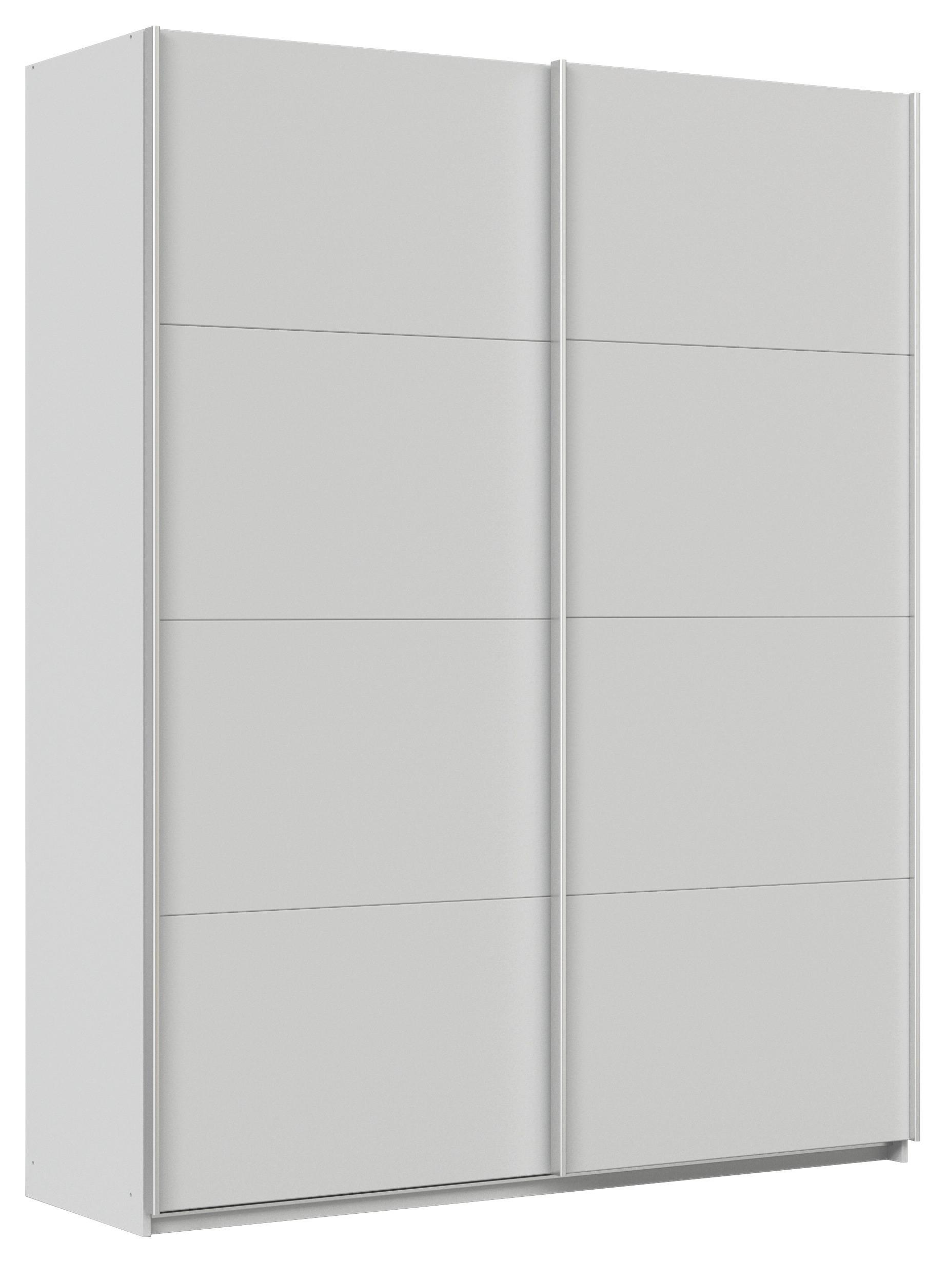 Schwebetürenschrank Feldkirch 181 Maxihöhe - Hellgrau, MODERN, Holzwerkstoff (181/229/62cm)
