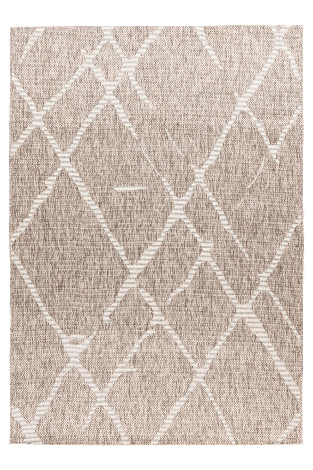 Flachwebteppich My Tallinn 540 - Taupe, Design, Textil (240/340cm) - Obsession