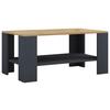 Konferenčný stolík Dalus, antracitový - antracitová, Modern, kompozitné drevo (90/53/41cm) - MID.YOU