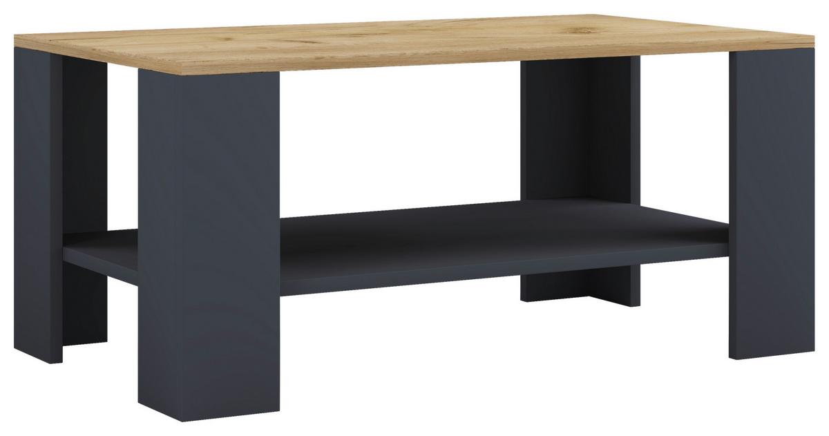 Konferenčný stolík Dalus, antracitový - antracitová, Modern, kompozitné drevo (90/53/41cm) - MID.YOU