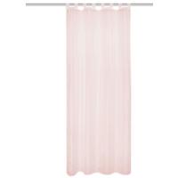 Schlaufenvorhang Nessi - Rosa, Basics, Textil (135/245cm)