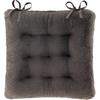 Sitzkissen Cozy - Anthrazit, MODERN, Textil (40/40/4cm) - Luca Bessoni