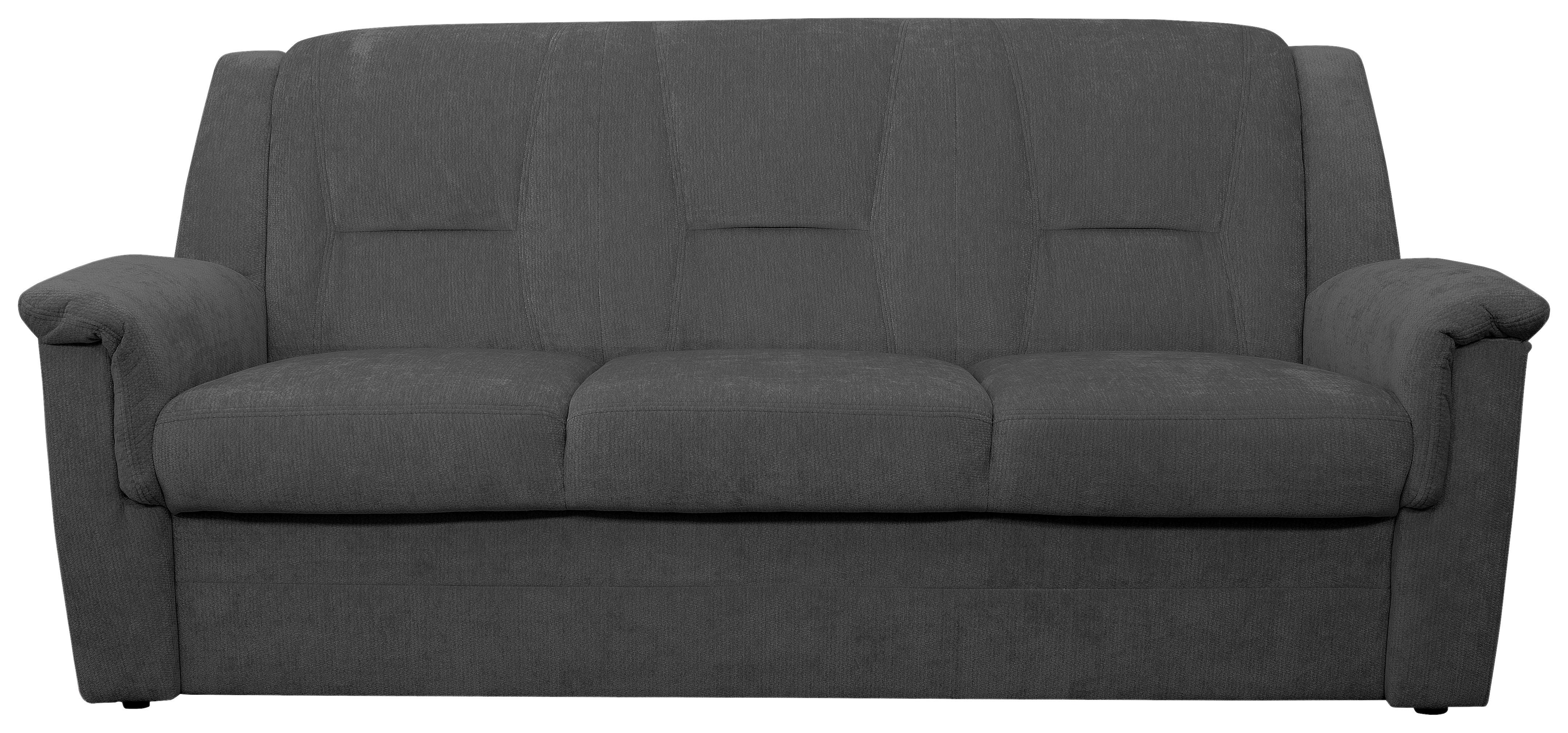 3-SITZER-SOFA Rafael, Graphit B: 209 cm - Beige/Schwarz, Trend, Textil (209/95/95cm)