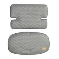 Sitzverkleinerer 2-teilig grau - Grau, Basics, Textil - Roba