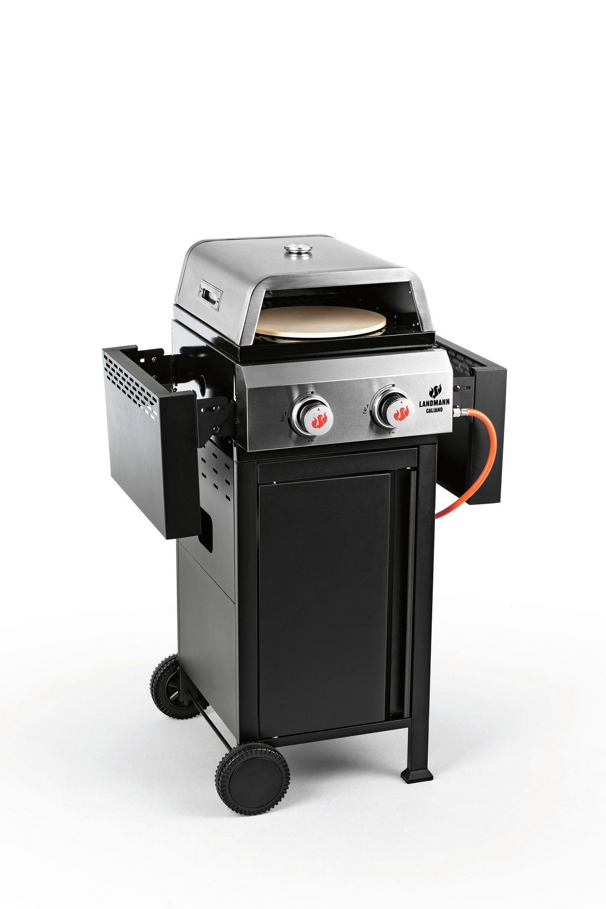 Gasgrill Landmann Gasgrill Caliano 2.0 - Chromfarben/Schwarz, Basics, Metall (98/58/105cm)