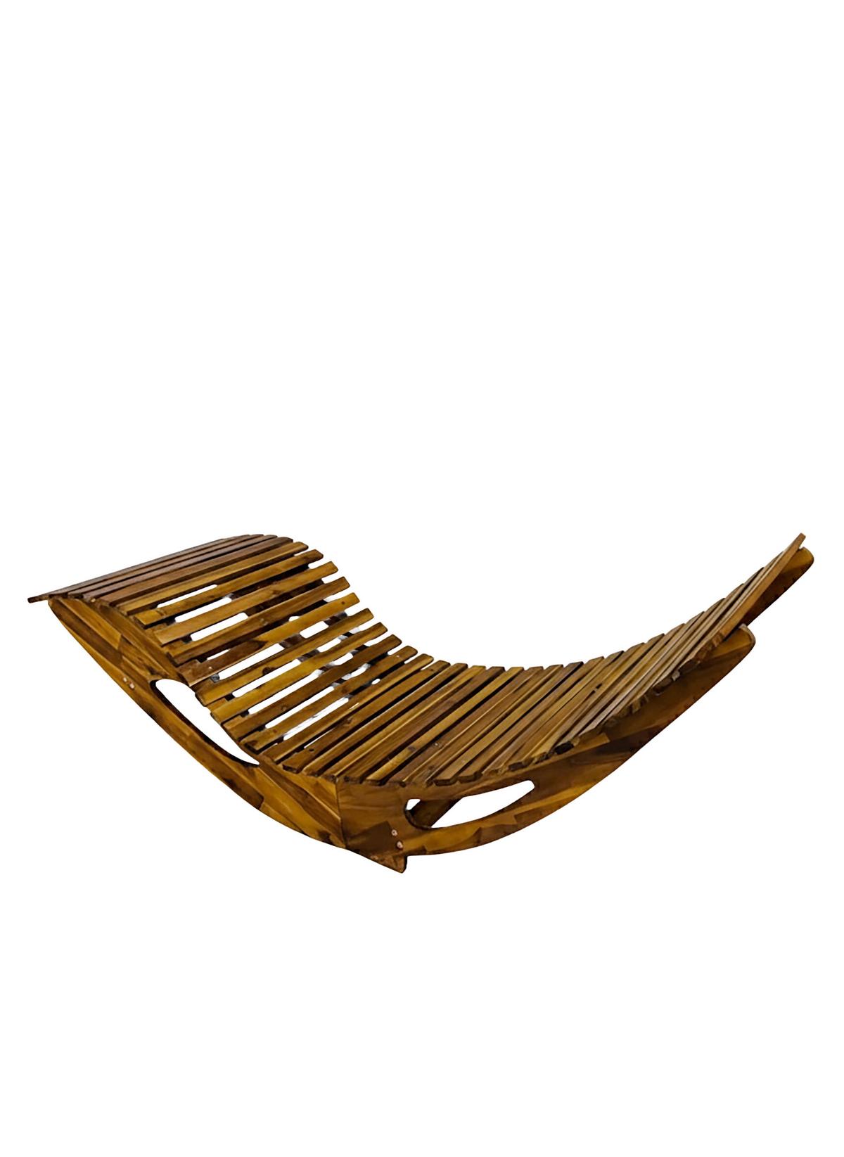 Schaukelliege Ph-Aca-El - Akaziefarben, Basics, Holz (156/60/72cm)