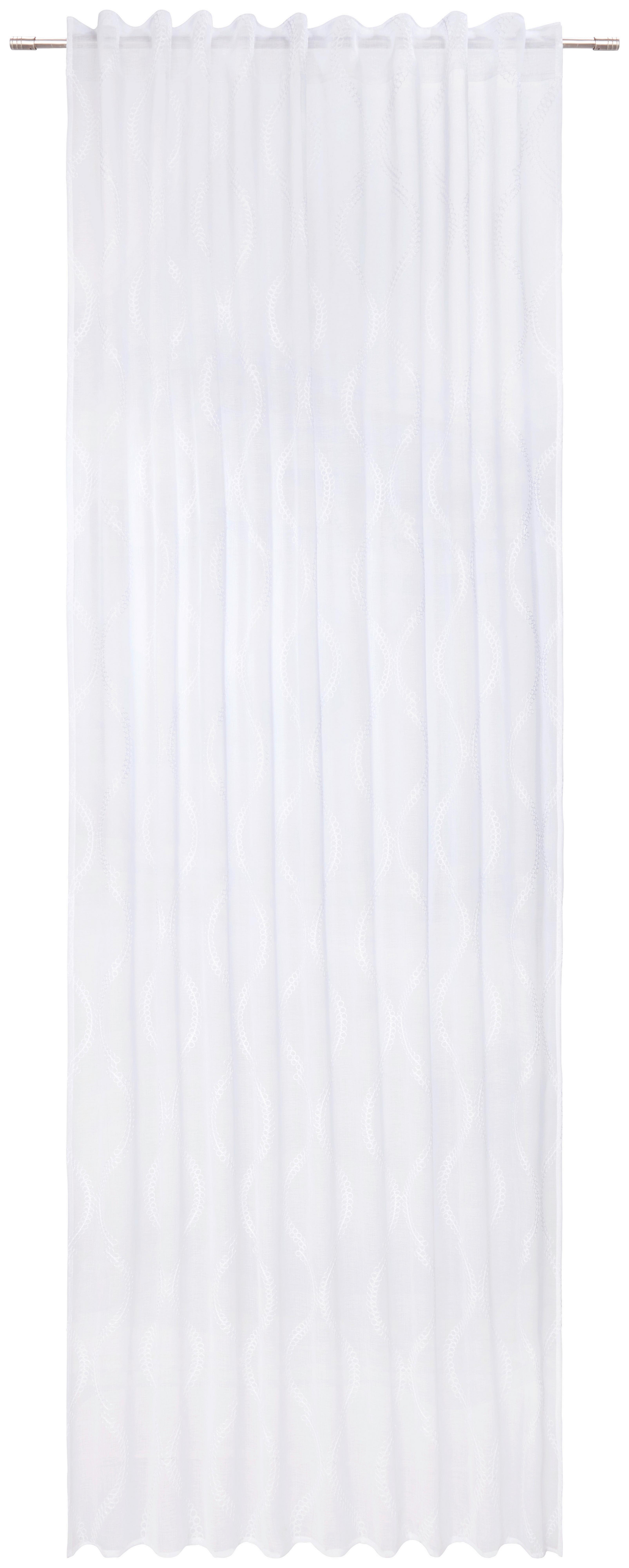 Hotový Záves Orie, 135/255cm, Biela - biela, Moderný, textil (135/255cm) - Modern Living