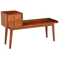 Előszobapad Settanta - akácia színű, Natur, fa (110/65/35cm) - Livetastic