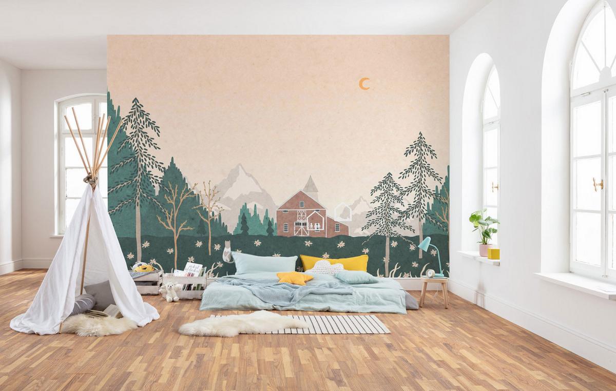 Fototapete Little Farm - Multicolor, Trend, Papier (400/280/1cm)