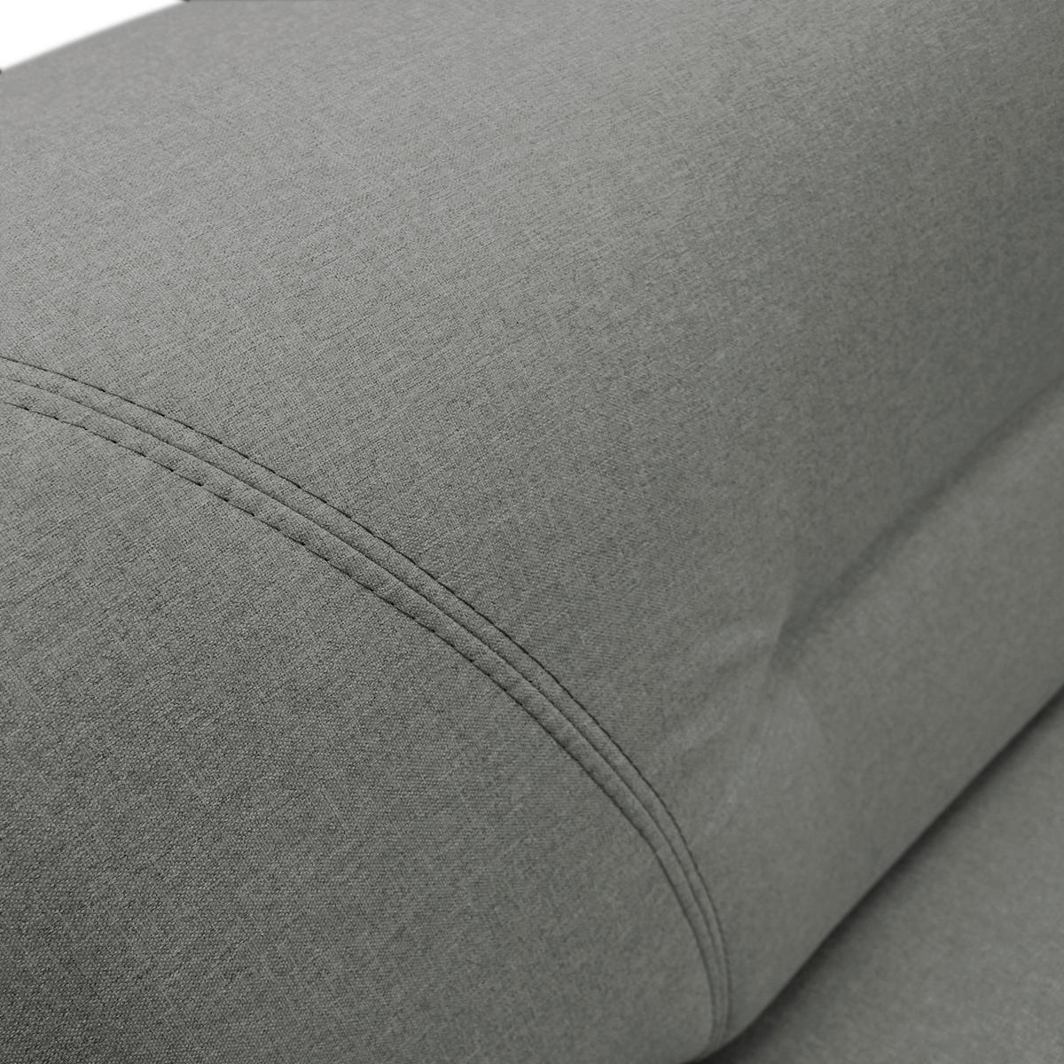 Ecksofa Mit Schlaffunktion Veratti Blau - Silberfarben/Hellgrau, Design, Textil (167/281cm) - MID.YOU