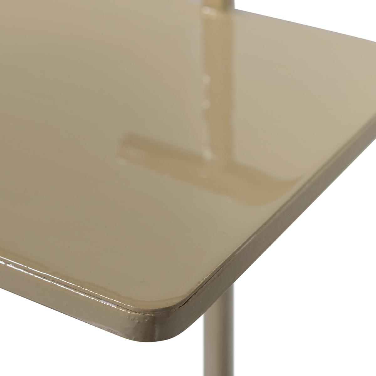 Beistelltisch Toste Sandfarben B: 22 cm - Sandfarben, Design, Metall (22/22/64cm) - Livetastic