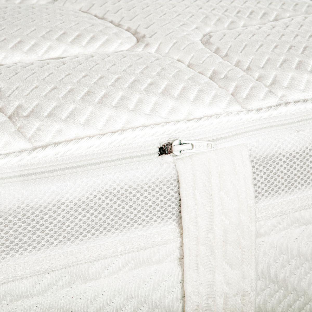 Taschenfederkernmatratze Econo 90x200cm Mittelfest - Weiß, Textil (90/200cm) - Primatex