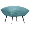 Hocker Lorris - Petrol/Schwarz, KONVENTIONELL, Textil (60/49/53cm) - MID.YOU