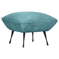 Hocker Lorris - Petrol/Schwarz, KONVENTIONELL, Textil (60/49/53cm) - MID.YOU