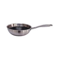 Pánev wok SILVER LINE - barvy nerez oceli, Moderní, kov (24/8cm) - Gourmesto