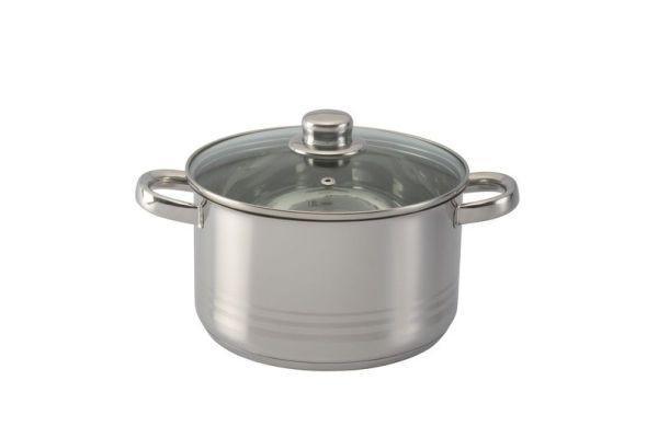 Hrnec Paula, 1,7l - čiré/barvy nerez oceli, Konvenční, kov/sklo (16/9,5cm) - Mömax