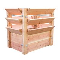 Hochbeet Echtholz Lärche 90x73x65 cm Lärchefarben - Lärchefarben, Basics, Holz (90/73/65cm)