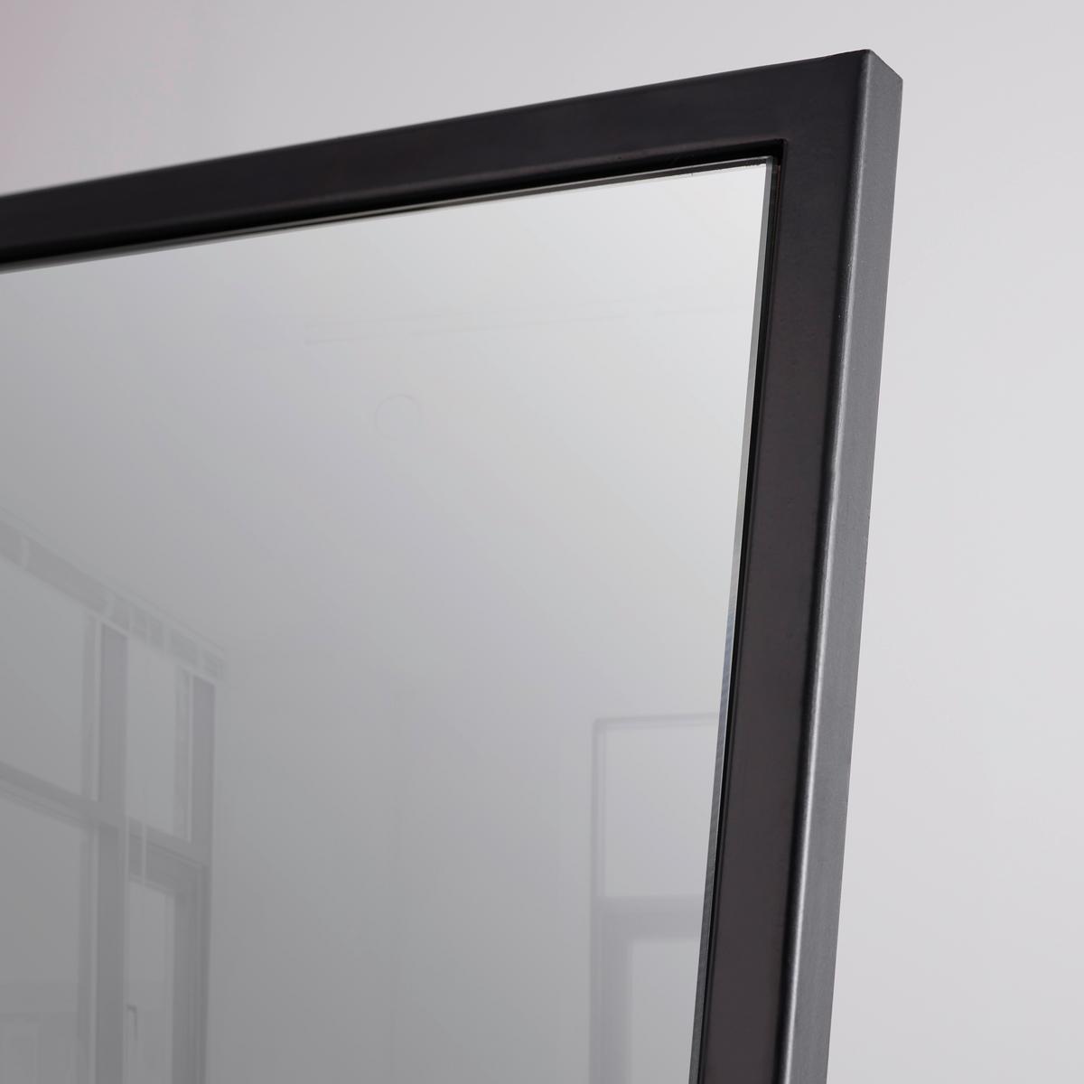 Zrcadlo MILANA - černá, Moderní, kov/sklo (46/171/41cm) - P & B