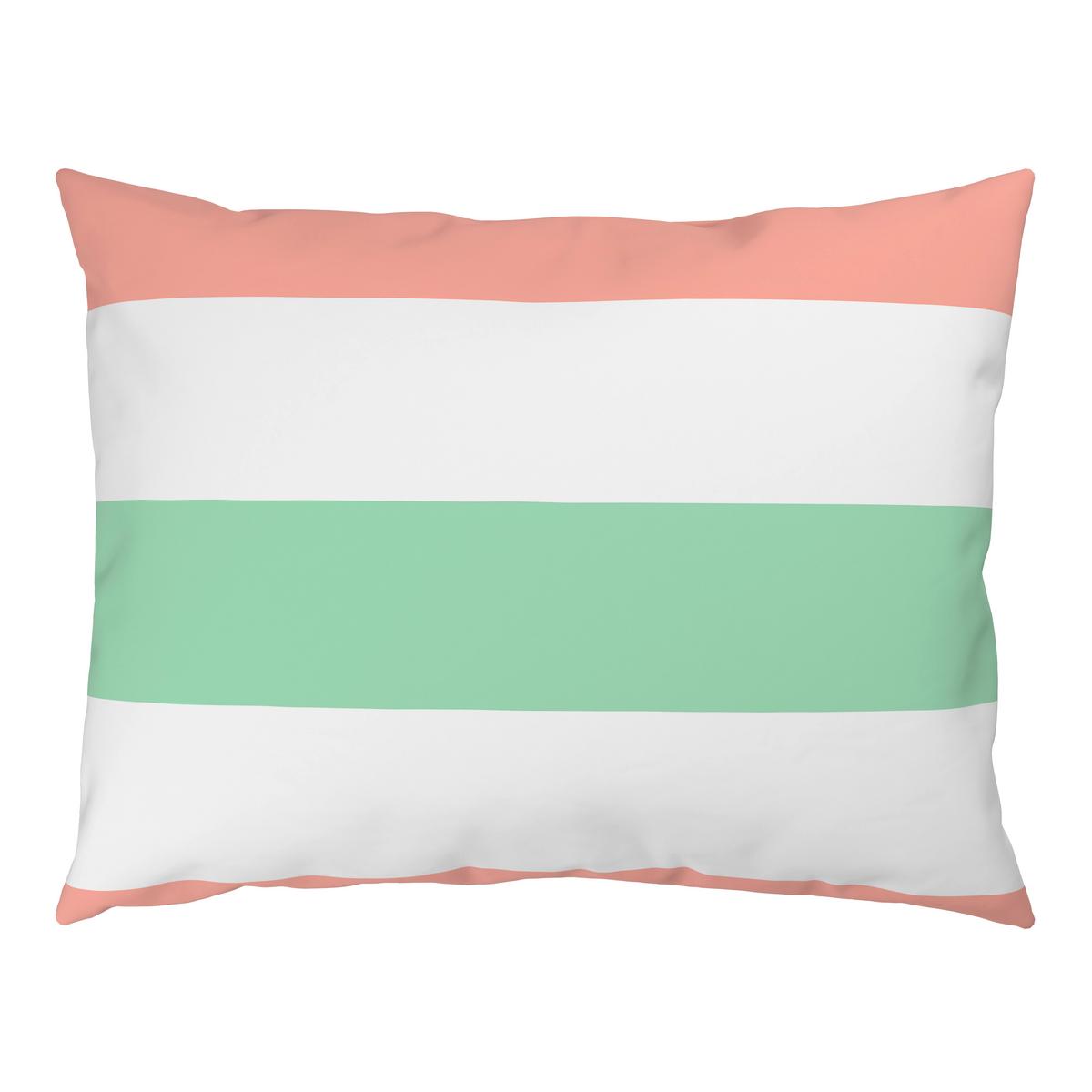 Bettwäsche Irma - Rosa/Weiß, MODERN, Textil - Luca Bessoni