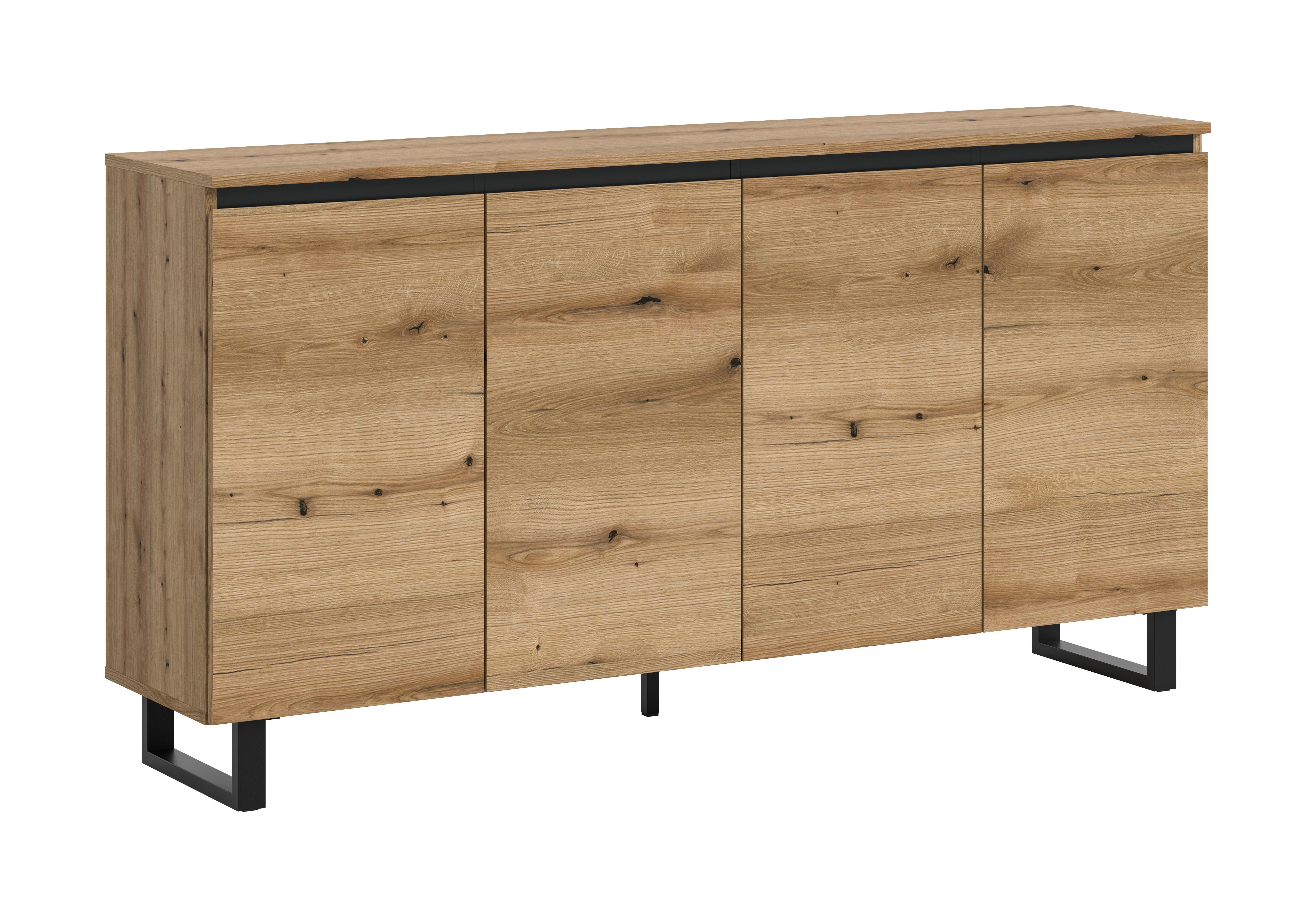 Sideboard Tomasa Eiche Dunkel B: 160 cm