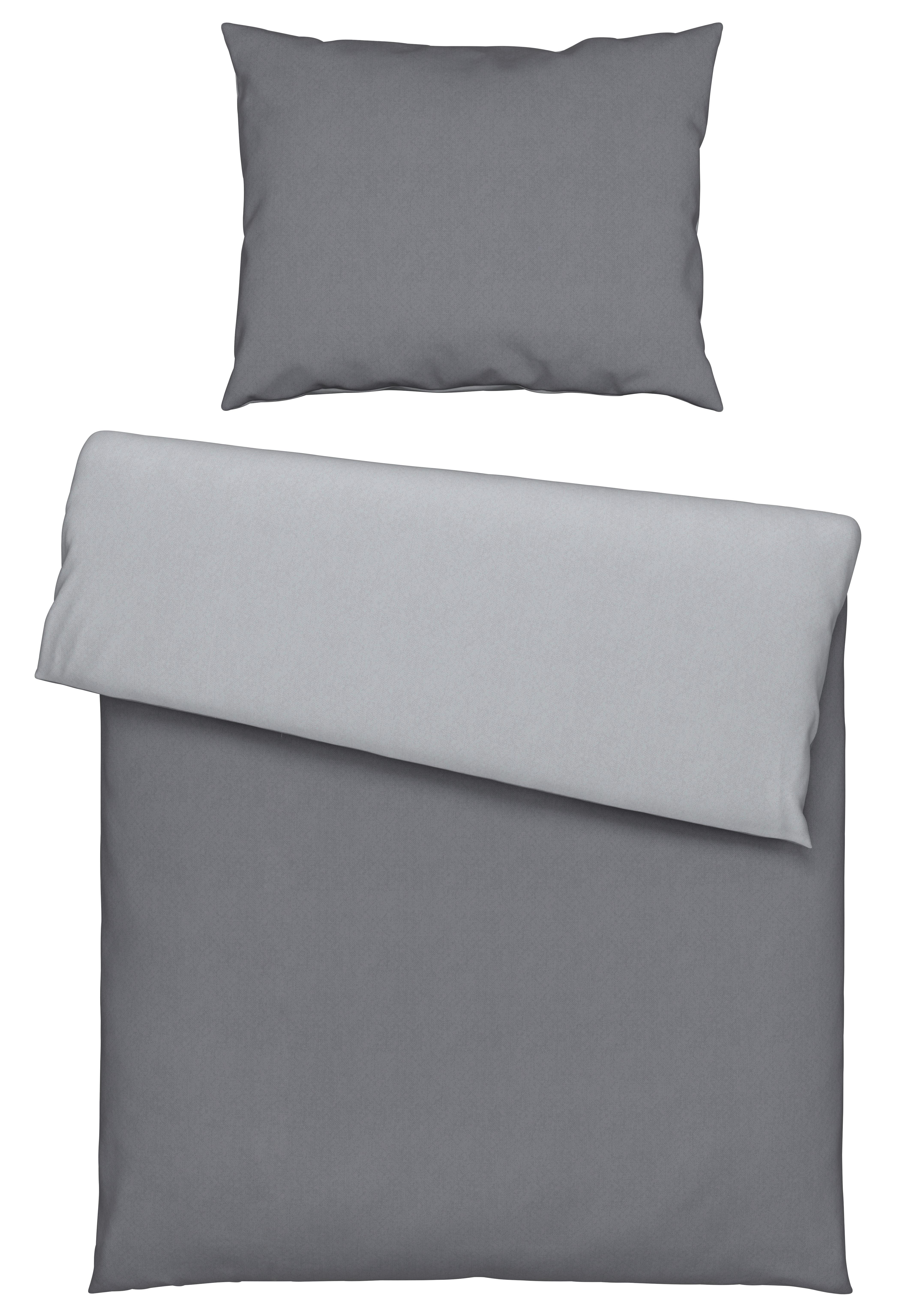 Posteľná bielizeň Charlene Wende, 70/90 140/200 - sivá/svetlosivá, Konventionell, textil (140/200cm) - Modern Living
