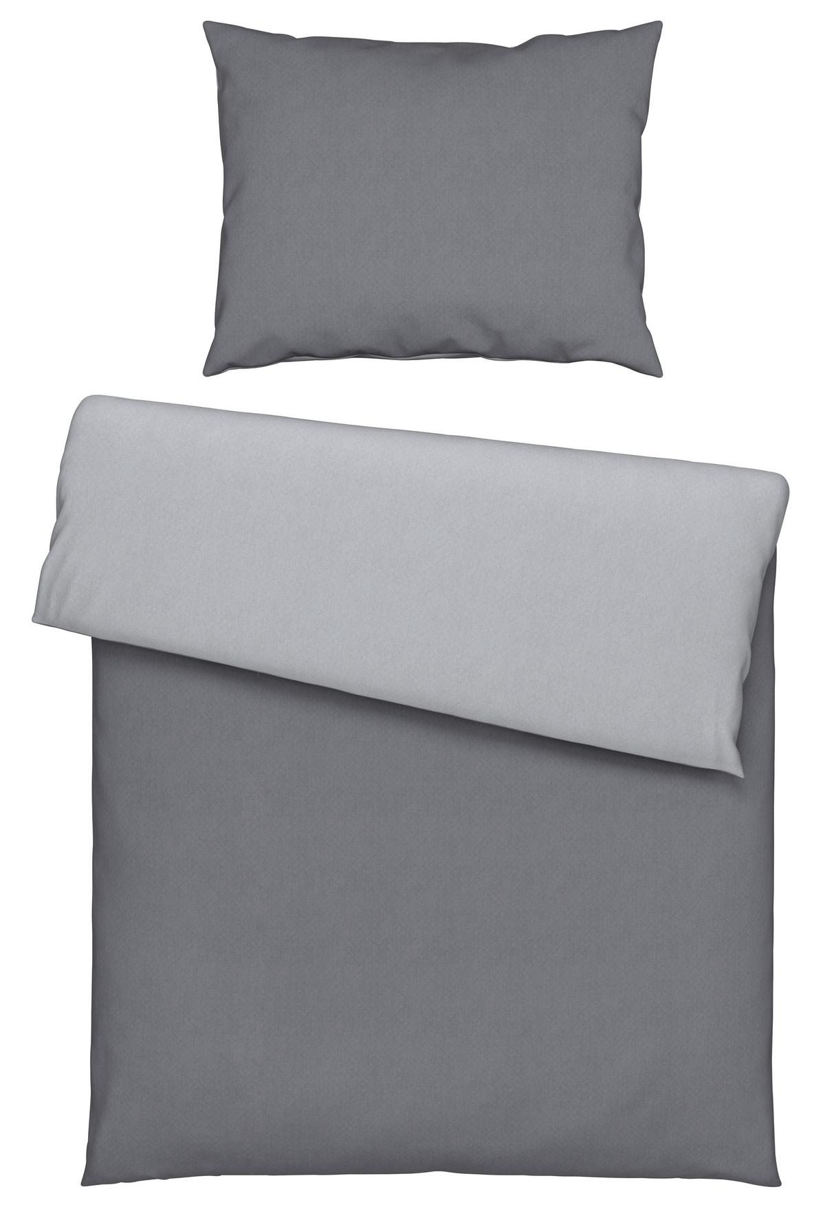 Posteľná bielizeň Charlene Wende, 70/90 140/200 - sivá/svetlosivá, Konventionell, textil (140/200cm) - Modern Living