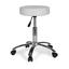 Bürohocker Leon D: ca. 55 cm Weiß - Alufarben/Weiß, KONVENTIONELL, Kunststoff/Textil (55/60/55cm) - Livetastic Bürohocker Leon D: ca. 55 cm Weiß - Alufarben/Weiß, KONVENTIONELL, Kunststoff/Textil (55/60/55cm) - Livetastic