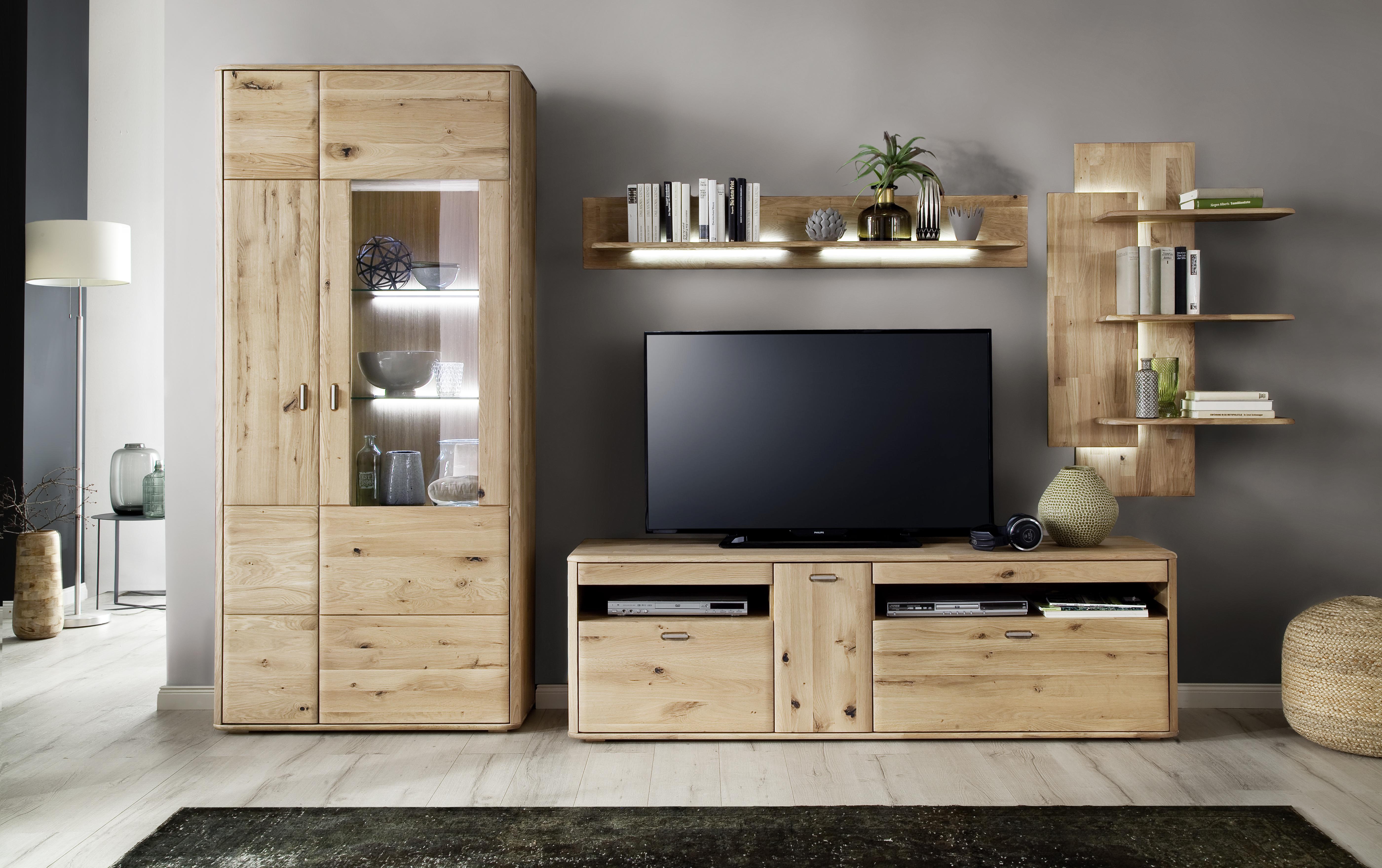 Wandboard Ravello B: 75 cm Eichefarben - Eichefarben, Design, Holz (75/117/25cm) - Livetastic