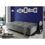 Schlafsofa Delia B: ca. 206 cm - Schwarz/Grau, MODERN, Holzwerkstoff/Textil (206/95/95cm) - Carryhome Schlafsofa Delia B: ca. 206 cm - Schwarz/Grau, MODERN, Holzwerkstoff/Textil (206/95/95cm) - Carryhome
