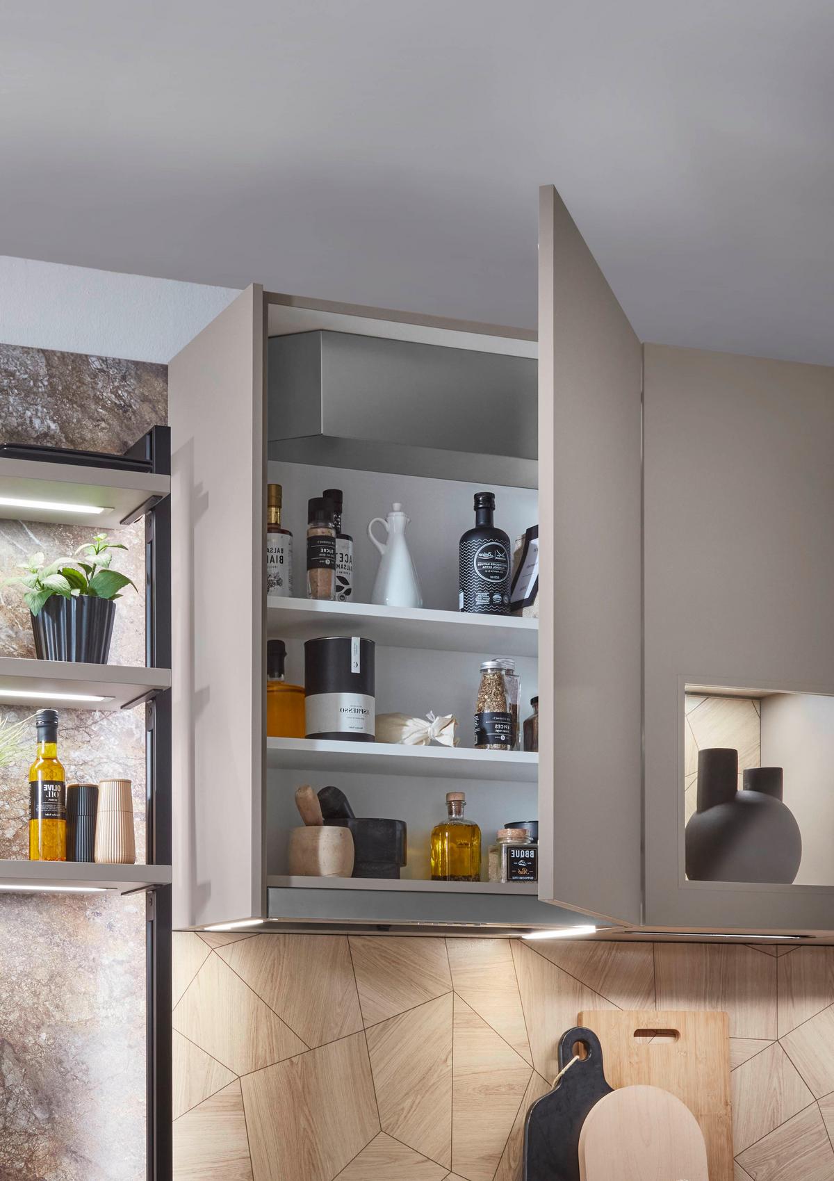 Eckküche Sidney - Hellbraun/Dunkelbraun, MODERN, Holzwerkstoff (273,2/218,1cm) - Vertico