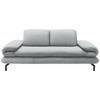 2-sitzer-sofa Looks Xiii Silberfarben - Silberfarben/Schwarz, Design, Textil (204/83/98cm) - LOOKS by W.Joop