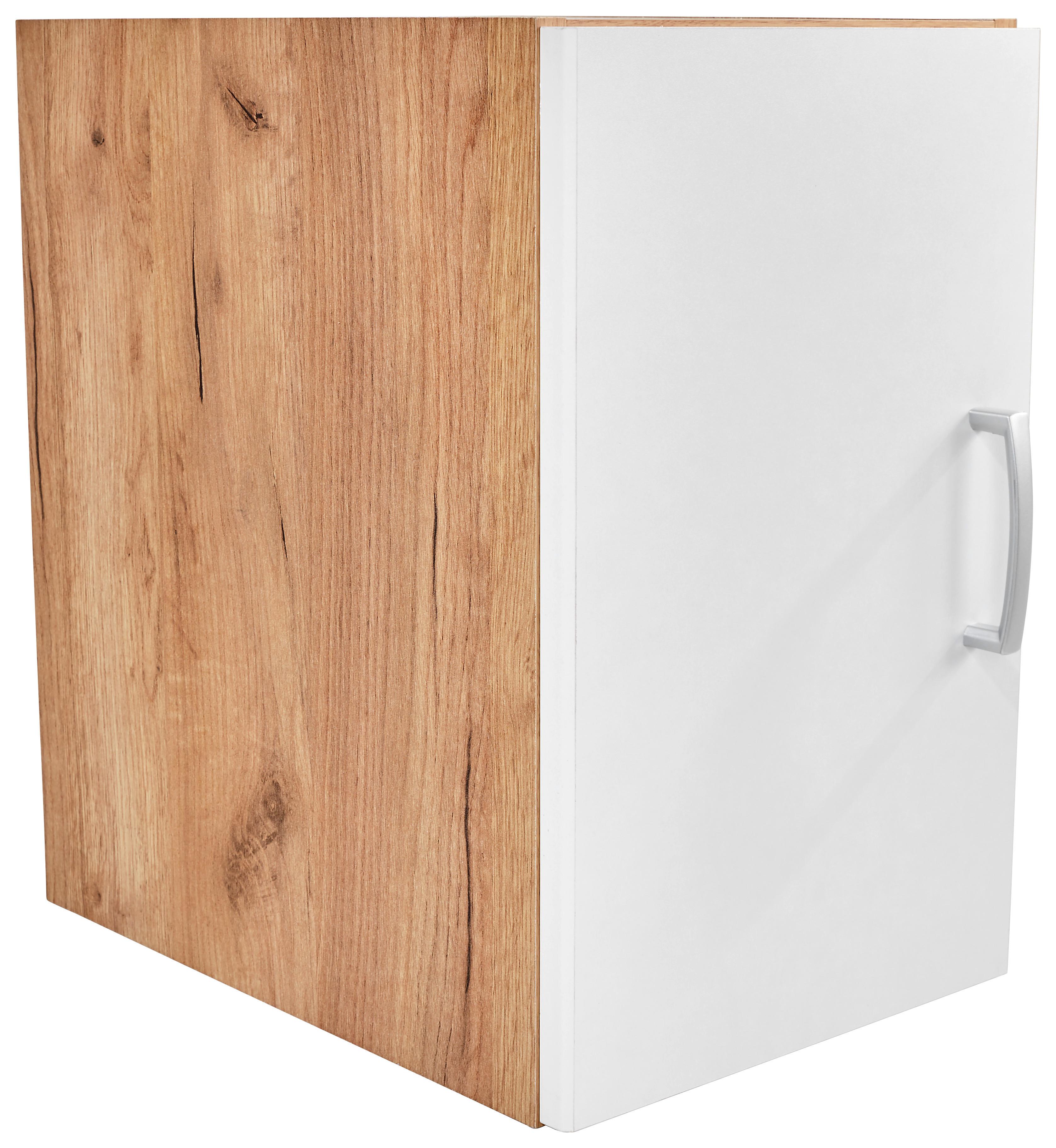 Szekrényrátét Tio - tölgyfa/fehér, Konventionell, faalapú anyag (30/43/37,5cm)