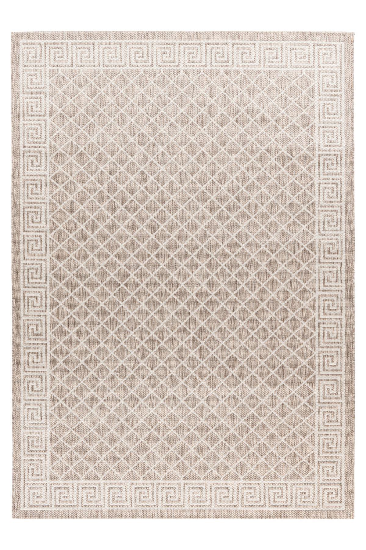 Flachwebteppich My Tallinn 541 - Taupe, Design, Textil (160/230cm) - Obsession