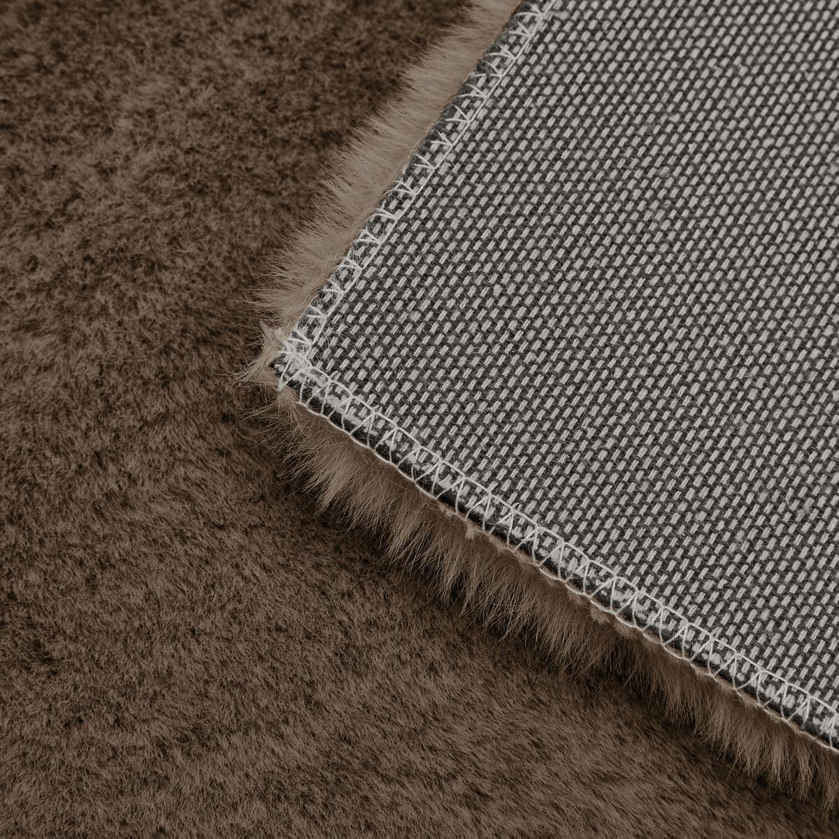 UMĚLÁ KOŽEŠINA CAROLINE 3 - tmavě hnědá/hnědá, Konvenční, textil (160/220cm) - Mömax
