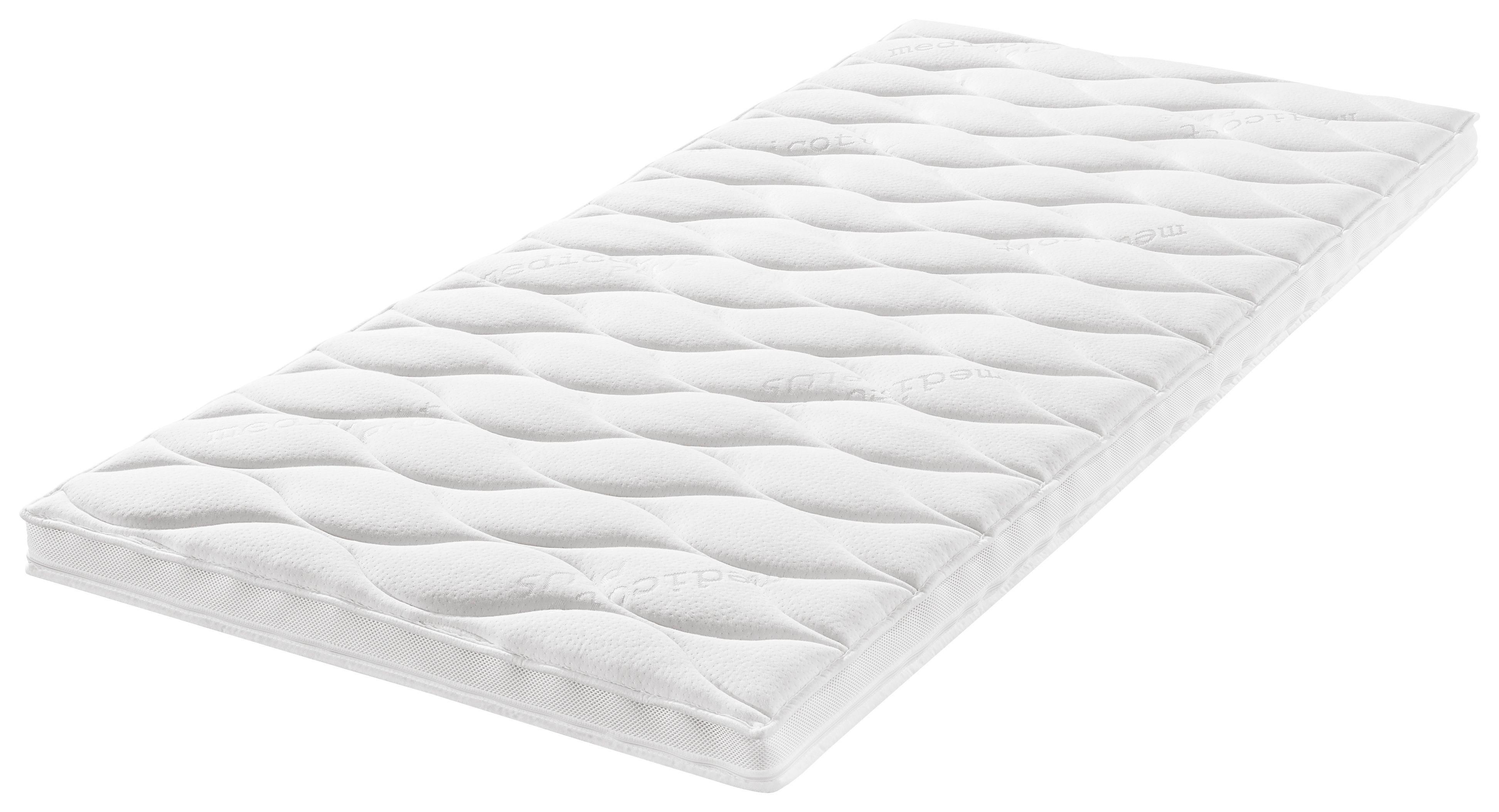 Topper Ortho-Fit 160x200 cm Polyurethanschaumkern - Weiß, Basics, Textil (160/200cm) - FAN
