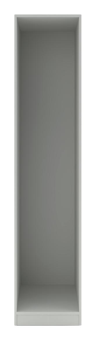 Kleiderschrankkorpus Unit B:46cm Weiß Dekor - Weiß, MODERN, Holzwerkstoff (45,6/210/56,5cm) - Ombra