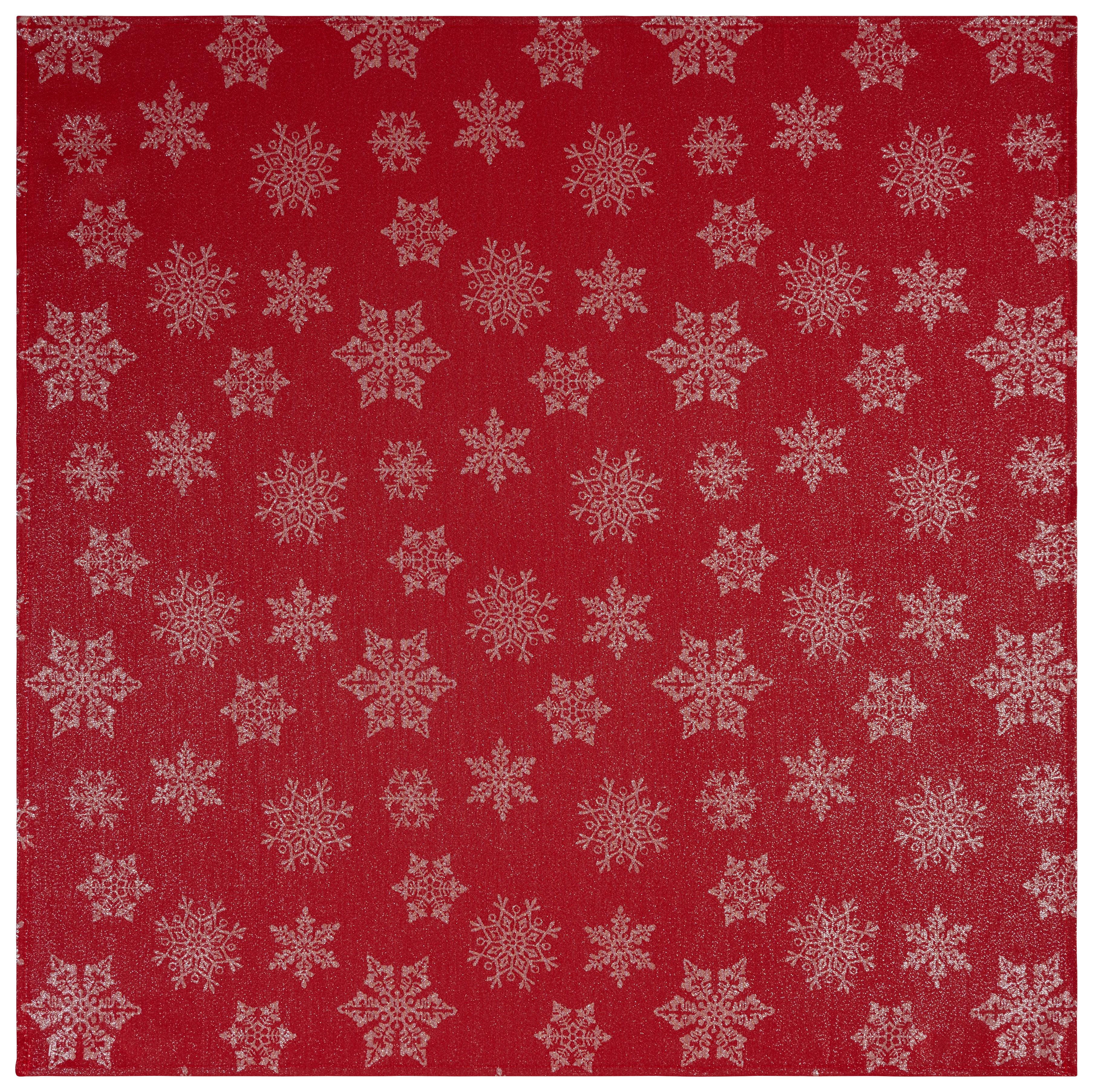 Tischdecke Gabriela - Rot, KONVENTIONELL, Textil (80/80cm) - Ondega