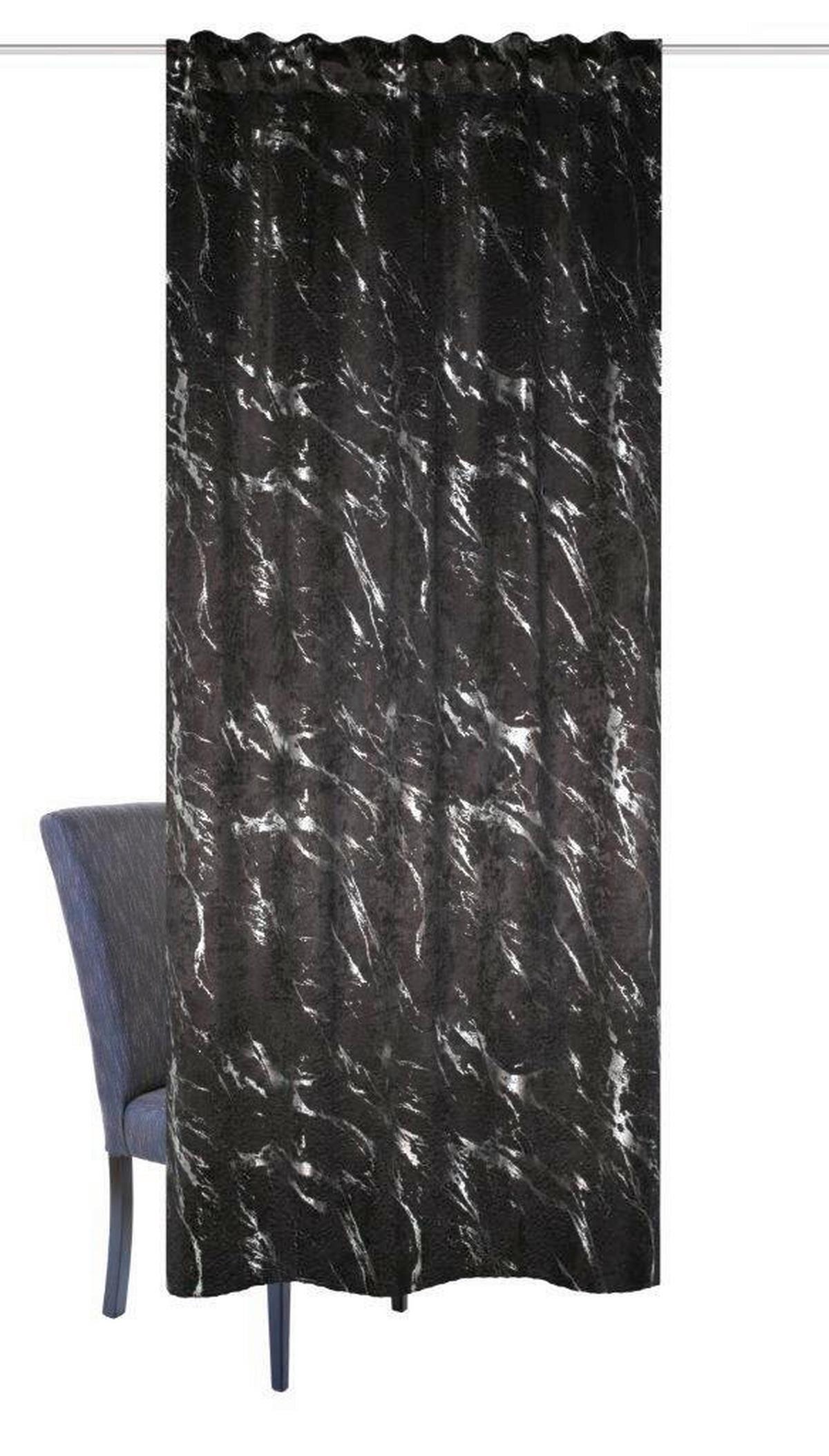 Fertigvorhang Force Silberfarben - Silberfarben, Basics, Textil (140/225cm) - Schmidt W. Gmbh